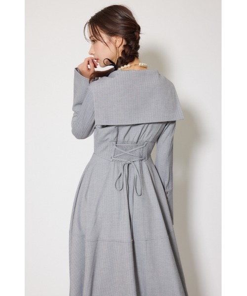 rienda（リエンダ） 長袖ワンピース MEDIUM グレー レディース