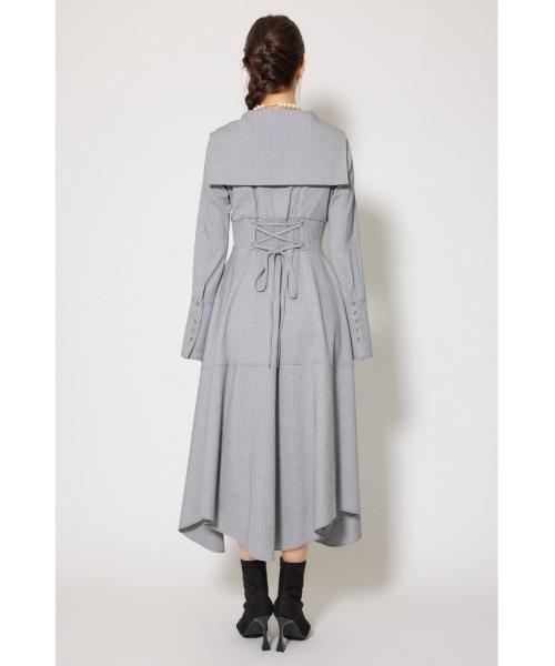 rienda（リエンダ） 長袖ワンピース MEDIUM グレー レディース