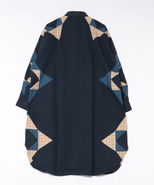 ワンピース ROBE CHEMISE PATCHWORKの画像