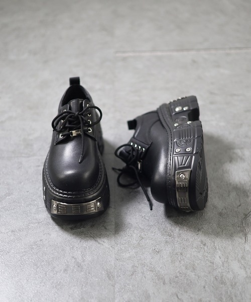 ATMARK ローファー 「3サイズ展開 / UNISEX 」メタルチップ PUレザー