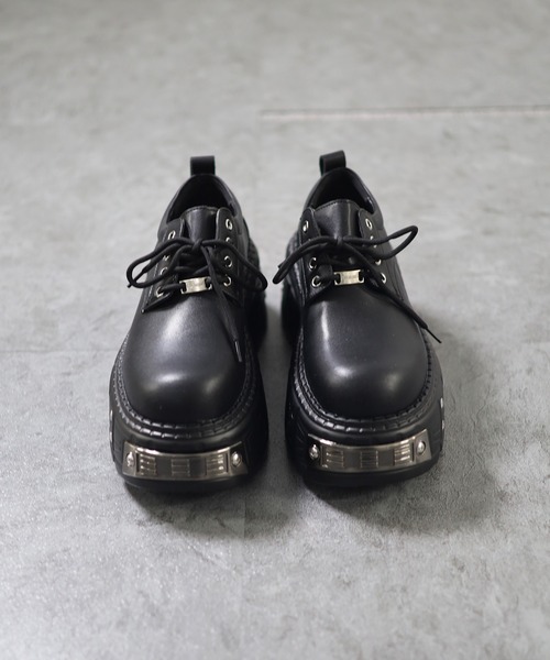 ATMARK ローファー 「3サイズ展開 / UNISEX 」メタルチップ PUレザー