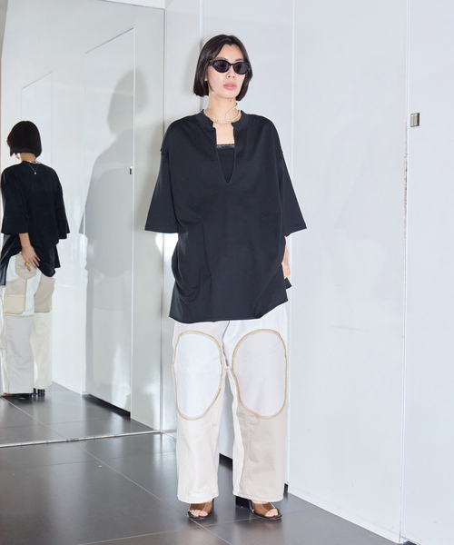 CITYSHOP（シティショップ） tシャツ 「追加」KEY NECK Tシャツ