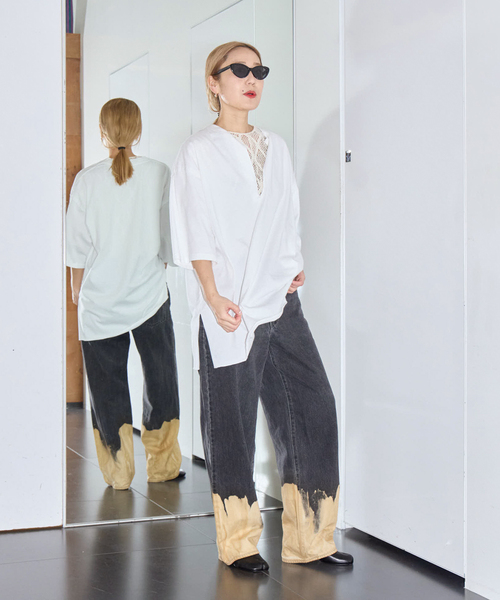 CITYSHOP（シティショップ） tシャツ 「追加」KEY NECK Tシャツ