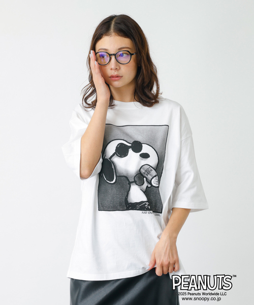 「PEANUTS」 半袖Tシャツ L ホワイト系その他2 メンズ_画像4