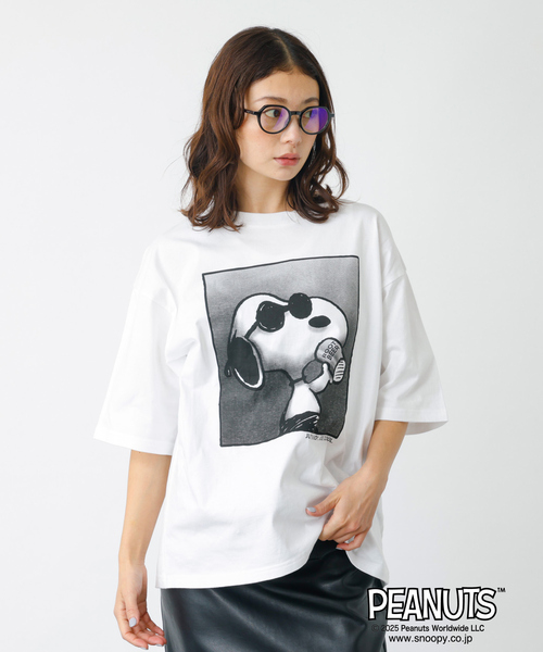 「PEANUTS」 半袖Tシャツ L ホワイト系その他2 メンズ_画像5