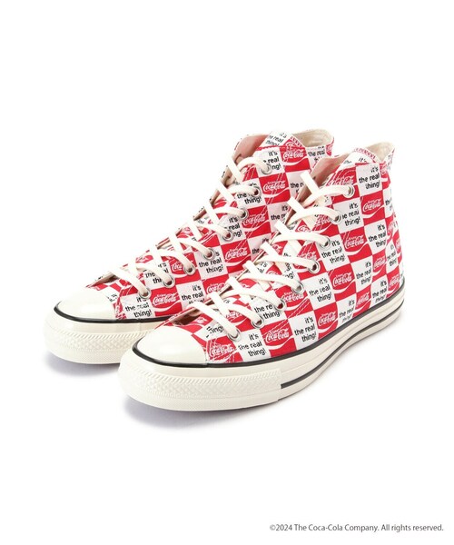 CONVERSE（コンバース） ハイカットスニーカー 7.5 レッド メンズ 