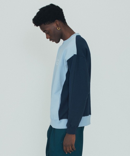 「SILAS」 スウェットカットソー X-LARGE ブラック メンズ_画像2