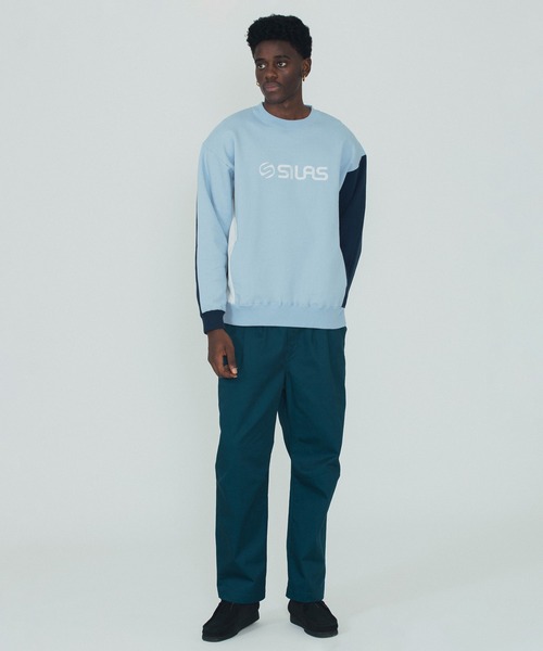 「SILAS」 スウェットカットソー X-LARGE ブラック メンズ_画像4
