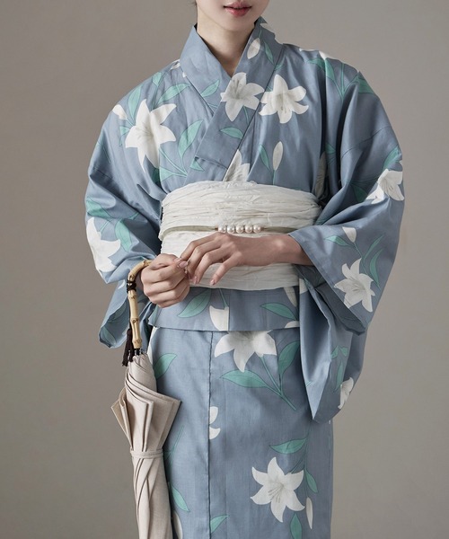 asaka 浴衣 セパレート浴衣セット 着付けのいらない簡単 二部式浴衣 綿