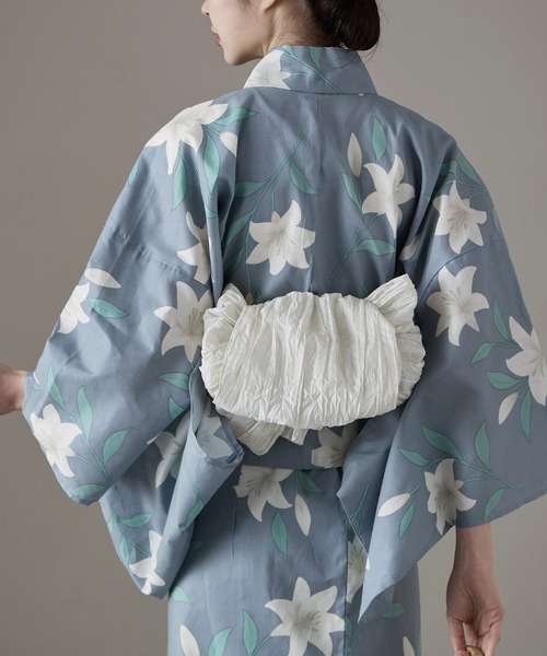asaka 浴衣 セパレート浴衣セット 着付けのいらない簡単 二部式浴衣 綿