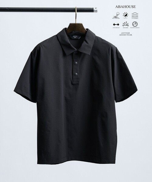  Bahama UVカット ポロシャツ S ABAHOUSE GRAY uvカット ポロシャツ 半袖 「セットアップ対応」360