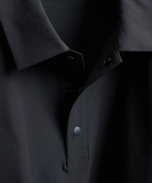 ABAHOUSE GRAY ポロシャツ 半袖 「セットアップ対応」360°ストレッチ