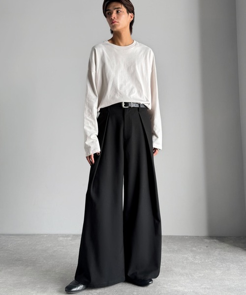 「Classical Origin」 スラックス MEDIUM チャコール メンズ_画像8