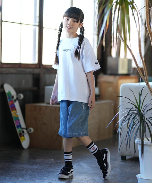 「NEW ERA」 「KIDS」半袖Tシャツ 140cm ホワイト キッズ_画像6