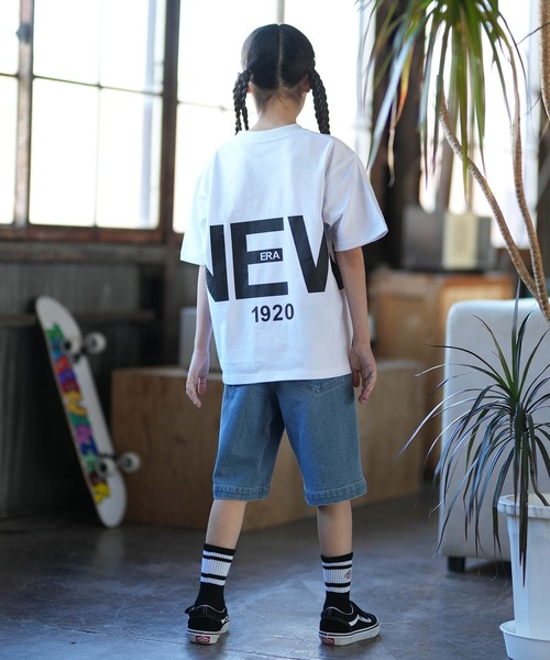 「NEW ERA」 「KIDS」半袖Tシャツ 140cm ホワイト キッズ_画像7