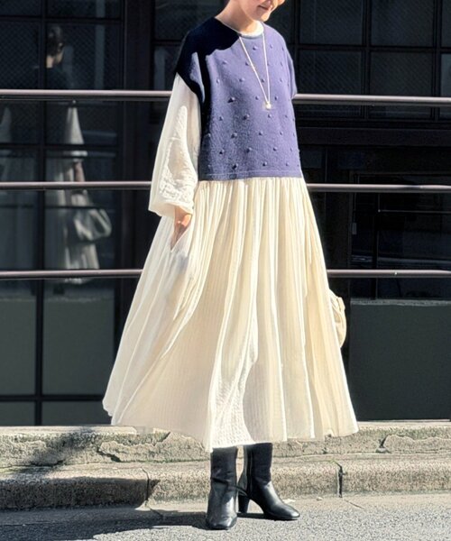BEARDSLEY（ビアズリー） ワンピース ギャザーワンピ : ZOZOTOWN Yahoo