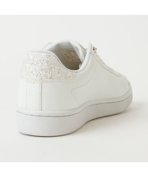「+diana」 ローカットスニーカー 23.5cm シルバー レディース_画像4