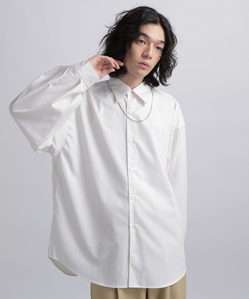 「HARE」 長袖シャツ MEDIUM ブラウン メンズ_画像2