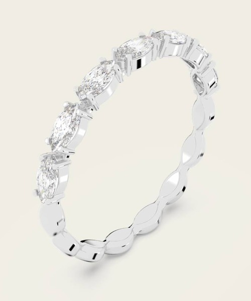 スワロフスキー　SWAROVSKI Vittore Marquise リング Matrix Vittore ring, Marquise cut, White, Rhodium plated