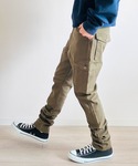 カーゴパンツ カーゴパンツ ストレッチ ちょい...の詳細画像3