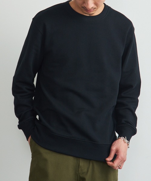 【定価16,500円】Vin　日本製　長袖トレーナー　ライトグレー　M　ヤマダヤ 定価16,500円】Vin 日本製 長袖トレーナー ライトグレー M