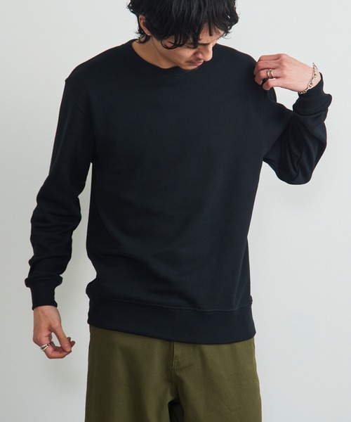 最後値下げ21SS STONE  クルーネック トレーナー 10．0oz クルーネック スウェット（裏パイル）＜アダルト
