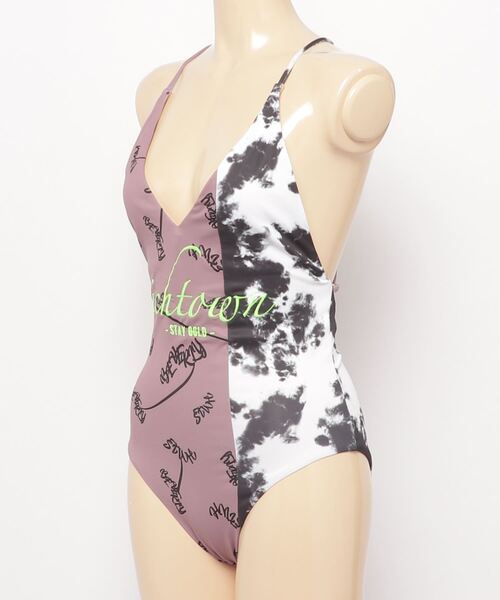GUACAMOLE 水着 mix holter onepiece / ミックスホルター