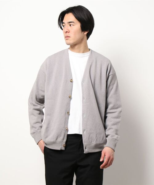 カーディガン crepuscule | 〈別注〉薄鹿の子Vネックカーディガン MEN