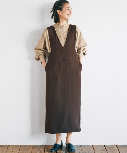 ワンピース ジャンパースカート 佐藤かなさんプロデュース ａｖｅｃｍｏｉペンシルジャンパースカート 焦茶 Zozotown Yahoo 店 通販 Yahoo ショッピング
