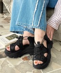 厚底 スポーツサンダル サンダル 夏 「累計販...の詳細画像1