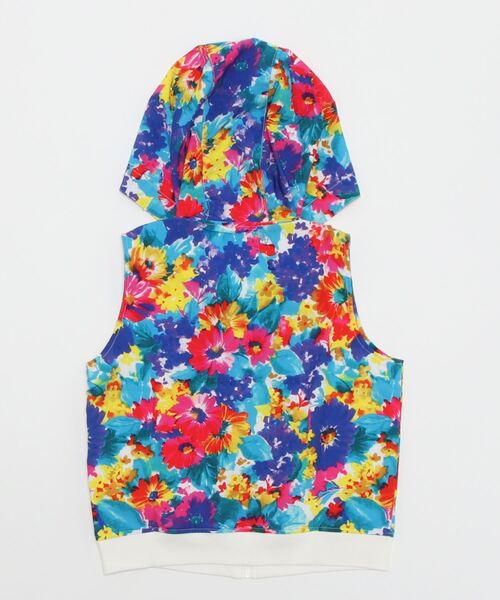 M【新品】リエンダスエルタ ROSE FLOWER ベスト ゴルフ リバーシブル rienda suelta ベスト ジレ 「km」「rienda suelta」SUMMER