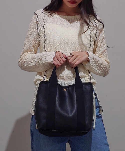 SETUP7（セットアップセブン） トートバッグ 「SETUP7」PUレザーマルチ