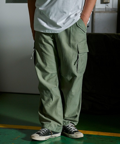 GORDON MILLER（ゴードンミラー） カーゴパンツ Back Satin GARAGE