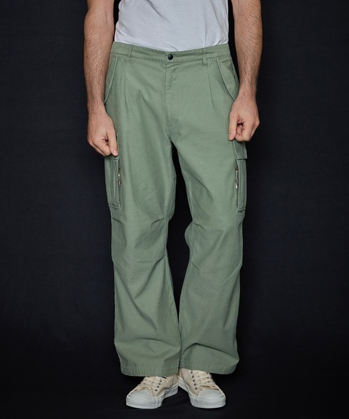 GORDON MILLER（ゴードンミラー） カーゴパンツ Back Satin GARAGE