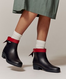 AIGLE ミリカ ボッティロン ラバーブーツ / クリーナーつき 防水 撥水 ミリカ ボッティロン ヒール付き ラバーブーツ