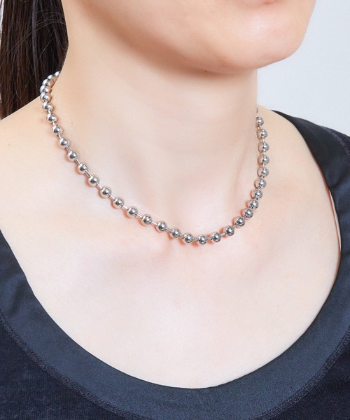 Zoule（ゾーラ） ネックレス ゾーラ:stainless N-22 ステンレス ボール