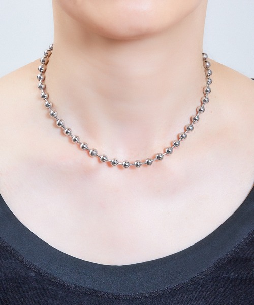 Zoule（ゾーラ） ネックレス ゾーラ:stainless N-22 ステンレス ボール