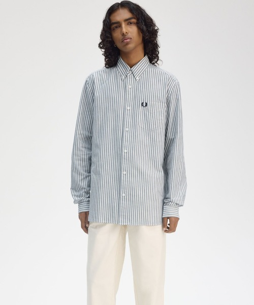 FRED PERRY（フレッドペリー） シャツ Stripe Oxford Shirt
