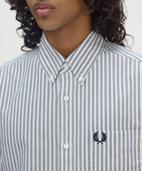 FRED PERRY（フレッドペリー） シャツ Stripe Oxford Shirt