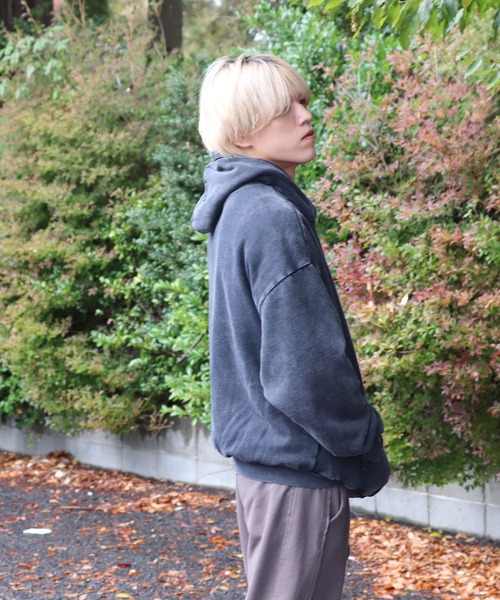 トレーナー スウェット 「ADAMPATEK/アダムパテック」sulfur dyeing brushed back pullover hoodie / ADAM PATEK トレーナー スウェット 「ADAMPATEK/アダムパテック