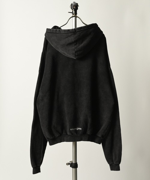 トレーナー スウェット 「ADAMPATEK/アダムパテック」sulfur dyeing brushed back pullover hoodie / ADAM PATEK トレーナー スウェット 「ADAMPATEK/アダムパテック