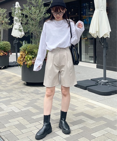 【極美品】fitmore完売ハーフパンツ 撥水ハーフパンツ メンズ ハーフパンツ ボトムス 無地 送料無料