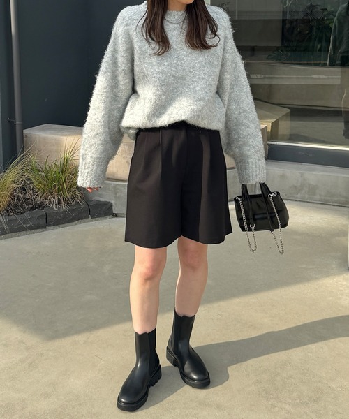 More The Doorバイカラーハーフパンツ スーパーストレッチバイカラーハーフパンツJr キッズ ジュニア