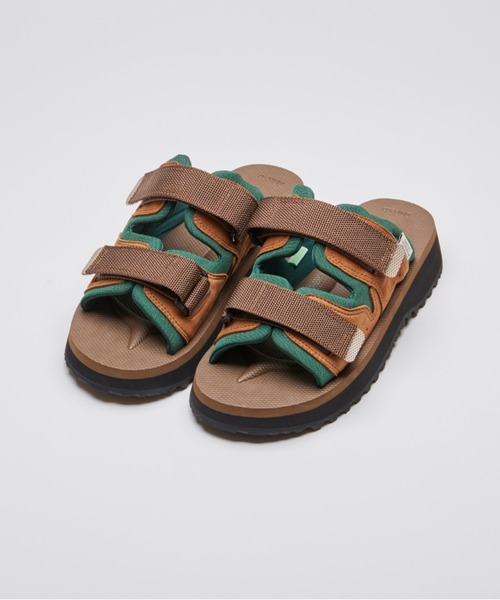 suicoke サンダル MOGI-ab-Brown/Olive メンズ : ZOZOTOWN Yahoo
