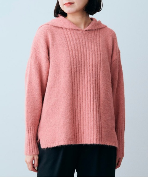 IEDIT（イディット） ニット セーター マシンウォッシャブルウール混