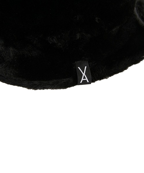 帽子 ハット レディース 「VARZAR/バザール」Fur Logo Point Bucket Hat/ファー ロゴポイント バケットハット｜zozo｜07