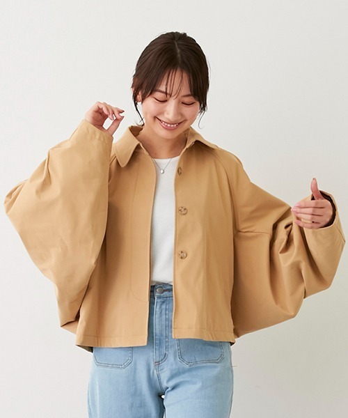 petit main LIEN コート トレンチコート 「LIEN」「リンク」ショート 