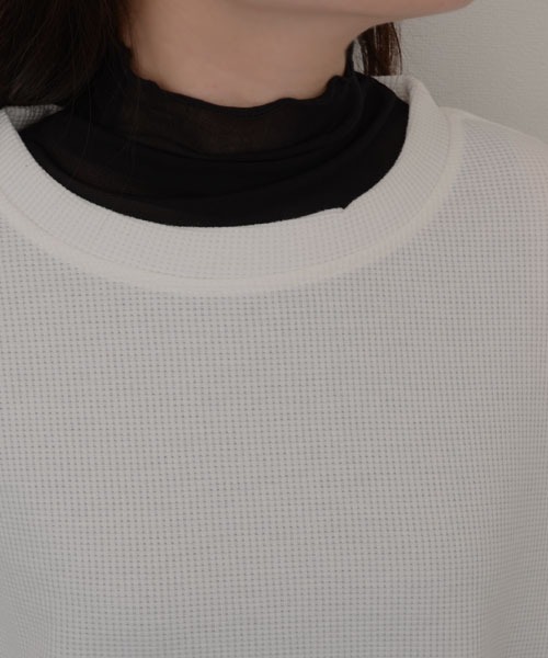 VIBGYOR Women つけ襟 付け襟 「resonance」シアー メロウデザイン