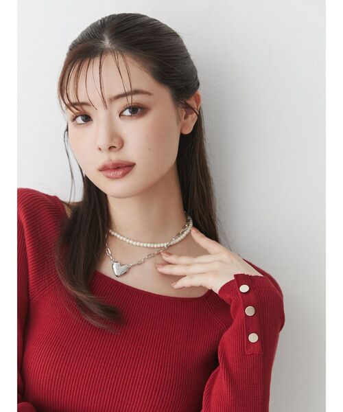 レディース トップス シンプルデザイン シンプルデザインニットトップス[品番：MKSW0065980]｜RESEXXY