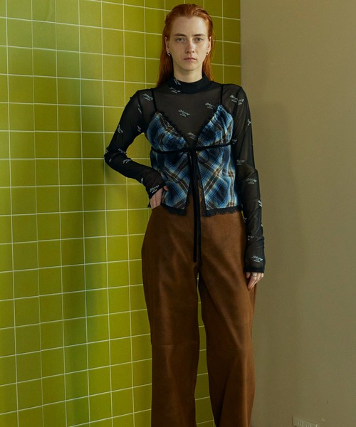 MAISON SPECIAL tシャツ BLESSING Flocky Print Turtleneck Tops